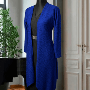 Blue Ribbed Shrug