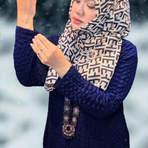 Popcorn Knit Versatile Shrug with zipper