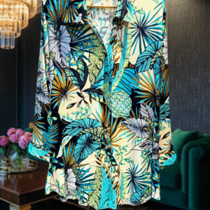 Tropical Escape V neck shirt