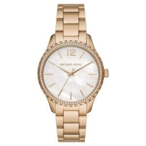 Michael Kors Layton Gold-Tone Quartz Ladies Watch- MK6870