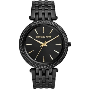 Michael Kors Darci Black ion Plated Fashion Ladies Watch- MK3337