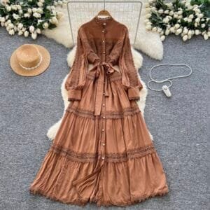 Rust Brown Gown