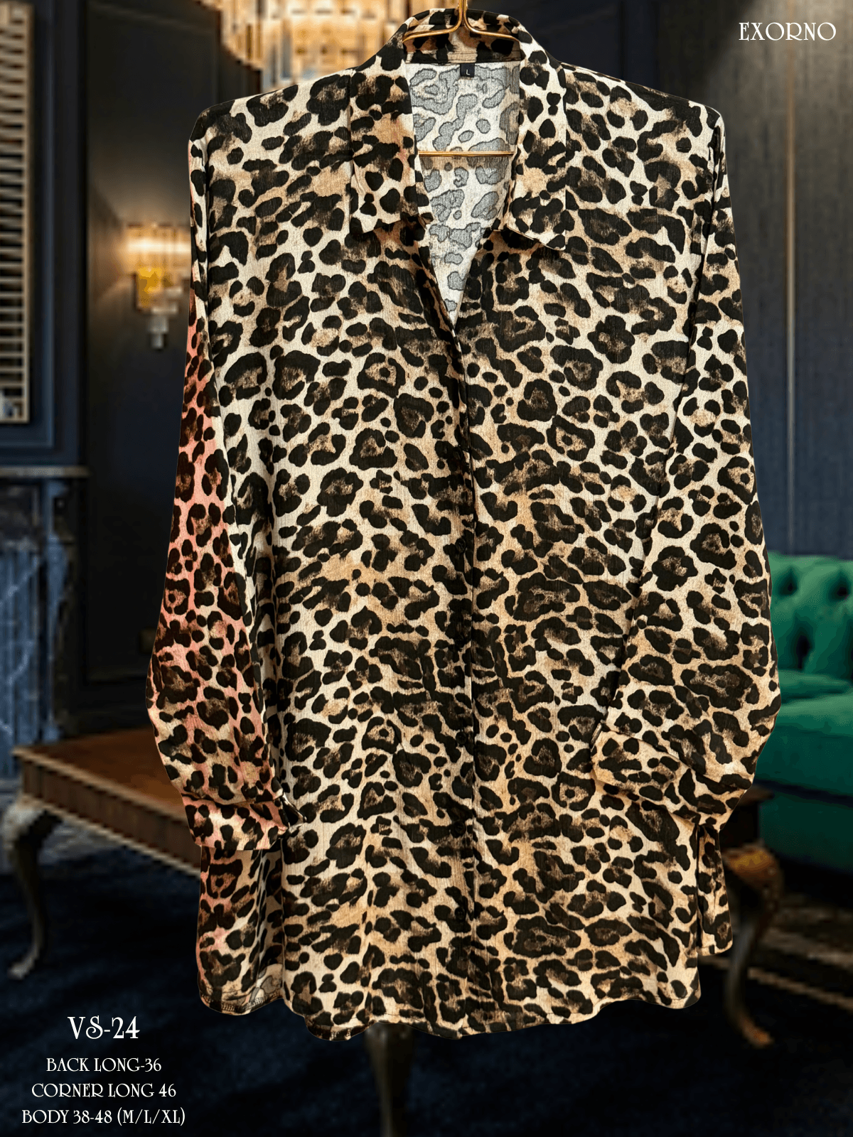 Leopard prit shirt