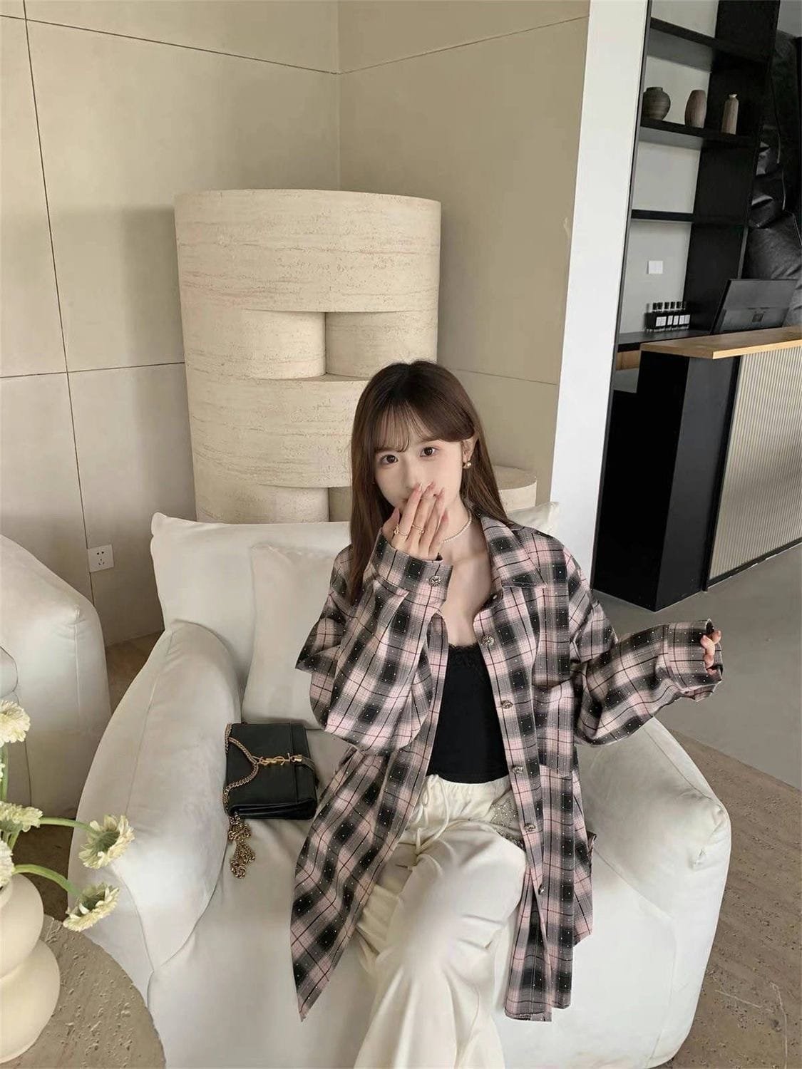 Checkered Pattern shirt - Image 2