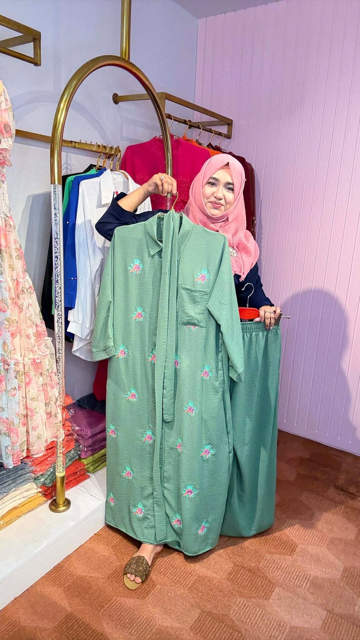 Heritage Chess Cotton Co-ord - Image 4