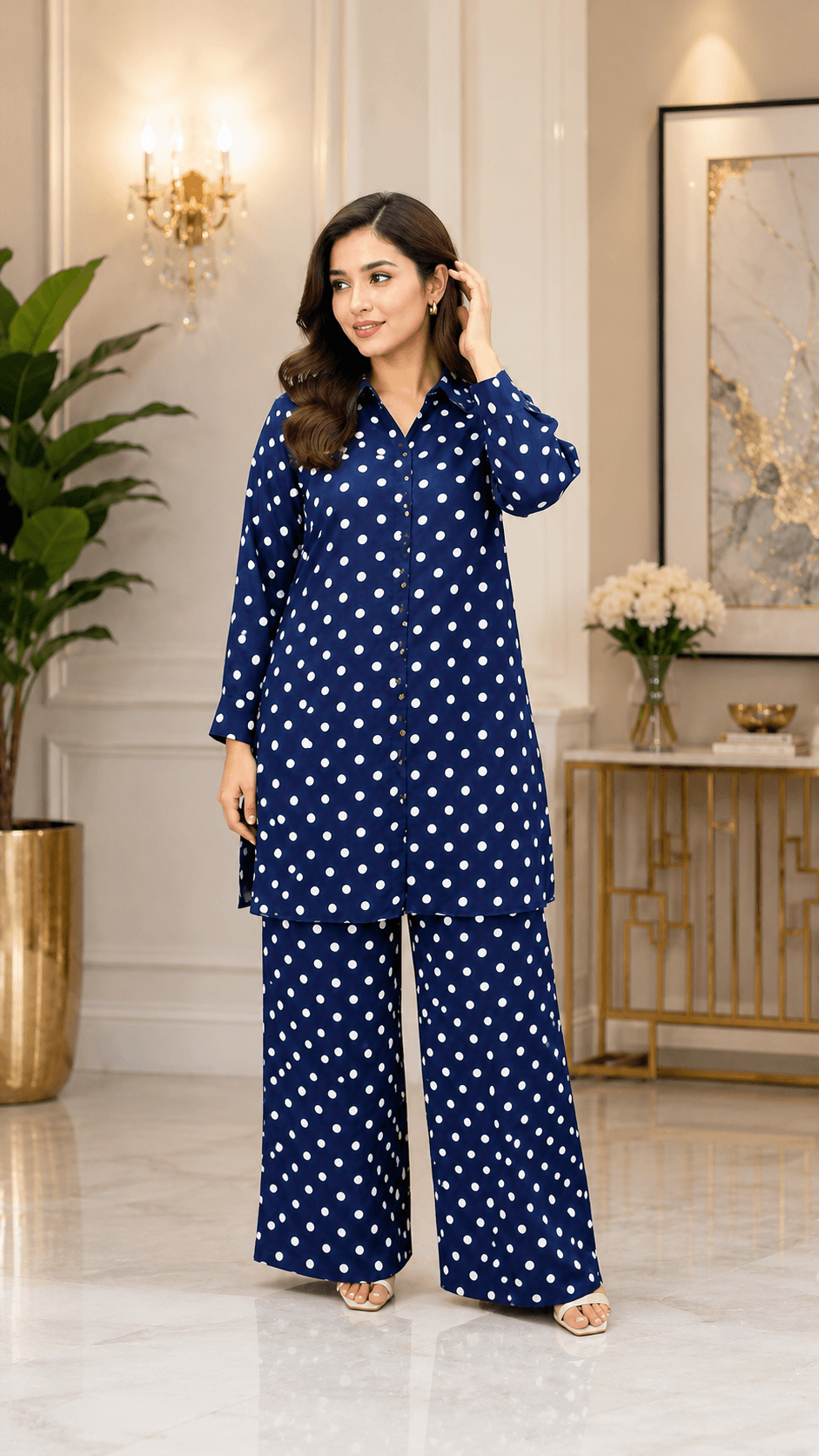 Polka Dot Co-Ord Set